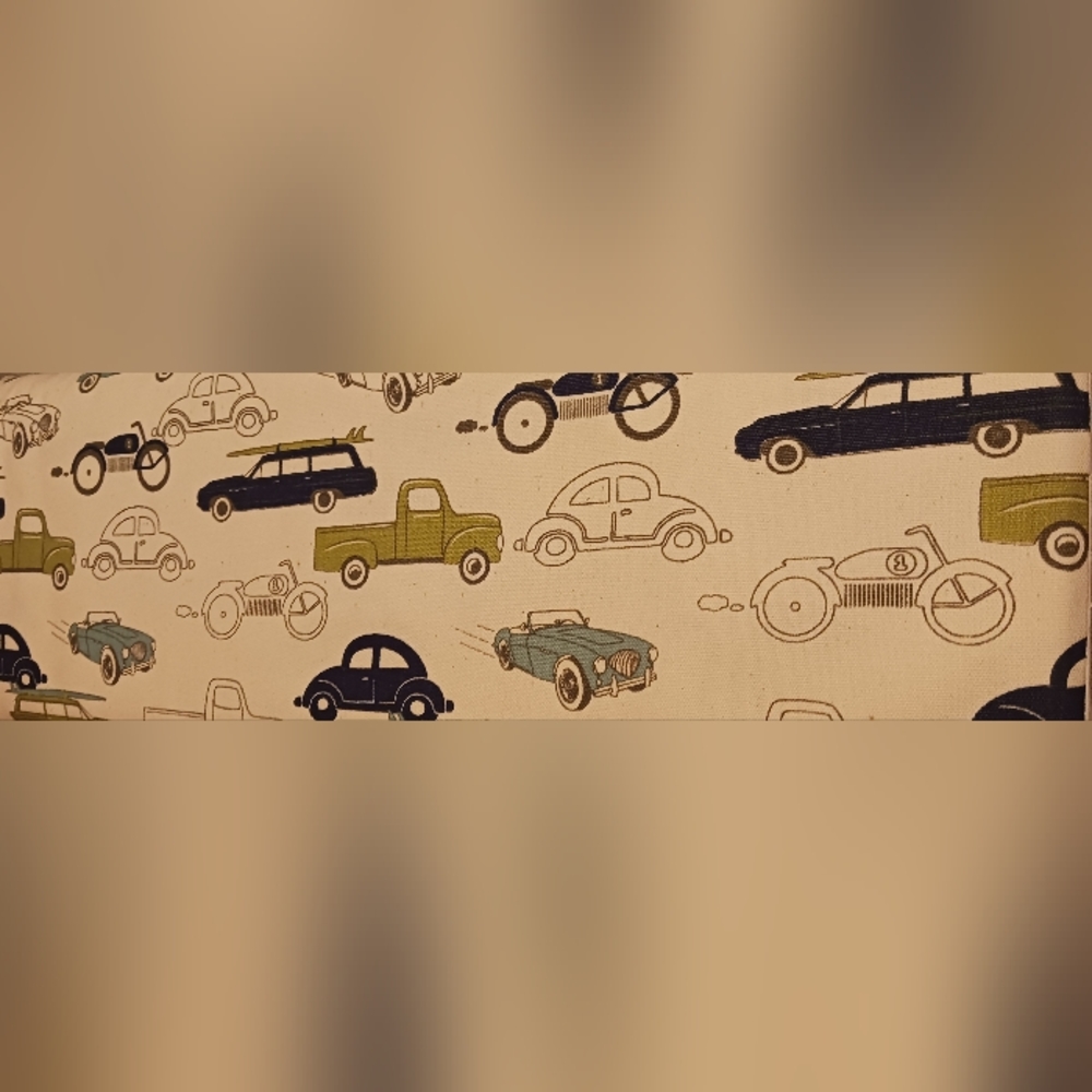 Fabric Retro Rides Felix Cotton